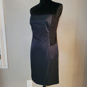 NWT DKNY Strapless Mini Black Dress M